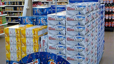 Walmart 'Game Time' Beer Pallets