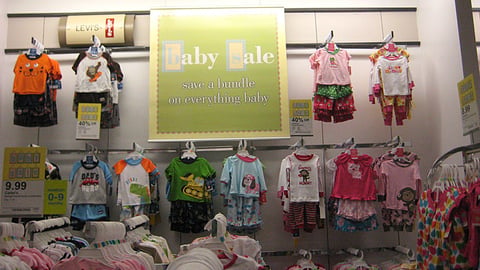 Kohl's 'Baby Sale' Wall Display