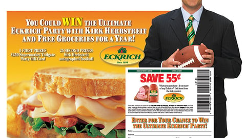 Eckrich Kirk Herbstreit Counter Card