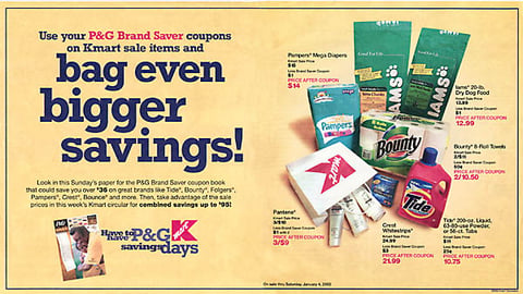 Kmart P&G Brand Saver Circular Ad