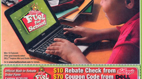 Kellogg Dell Rebate FSI