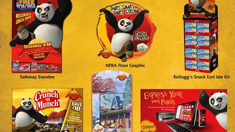 'Kung Fu Panda' P-O-P Displays