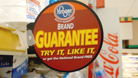 Kroger Brand Guarantee Violator