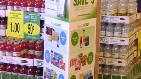 Kroger 'Kick Off to Savings' Standee
