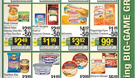 Kroger 'Big-Game Greats' Circular Feature