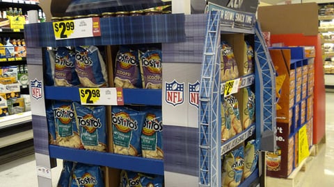 Tostitos Super Bowl Pallet Display