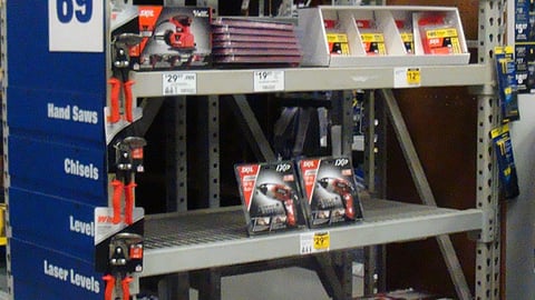 Lowe's Skil 'Great Gift Ideas' Endcap