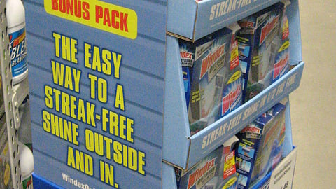 Windex 'Bonus Pack' Shipper