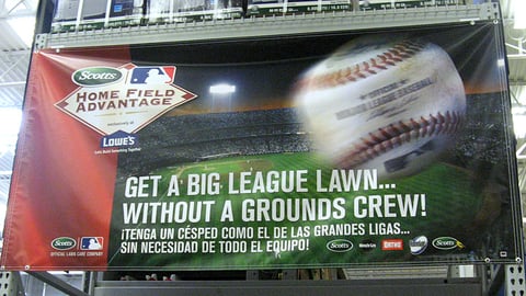 Scotts 'Home Field Advantage' Lowe's Banner