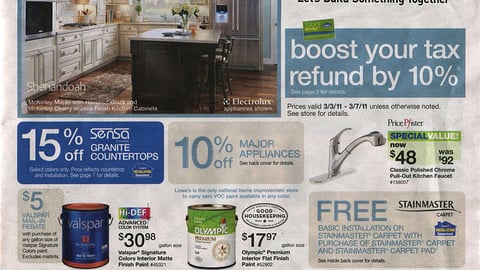 Lowe's 'Tax Refund' Feature