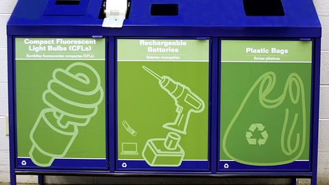 Lowe's 'Recycling Center' Bins