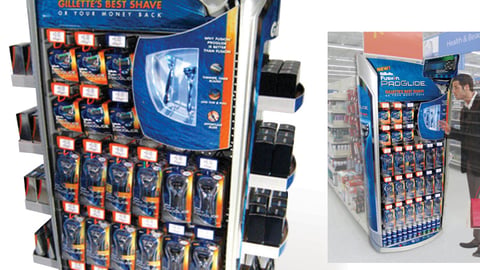 Gillette Fusion ProGlide Endcap