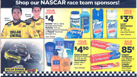 Dollar General NASCAR Sponsors FSI