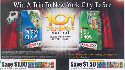 Nestle-Purina '101 Dalmatians' Sweeps FSI