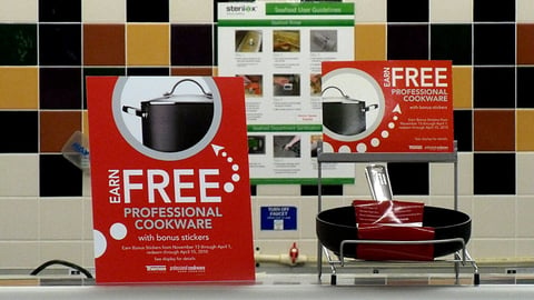 Acme Cookware Incentive Counter Display