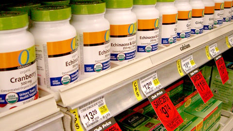 Safeway O Organics Supplements Merchandising