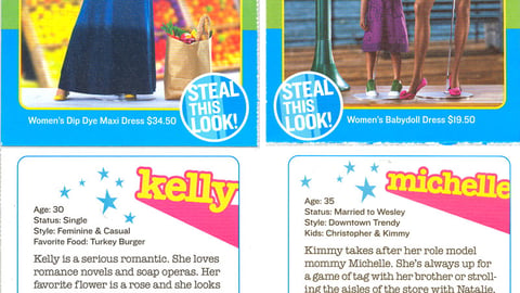 Old Navy 'Modelquin' Trading Cards