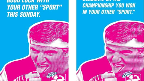 Oreo Double Stuf Eli Manning Print Ad