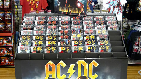 Walmart AC/DC 'Iron Man 2' CD Pallet