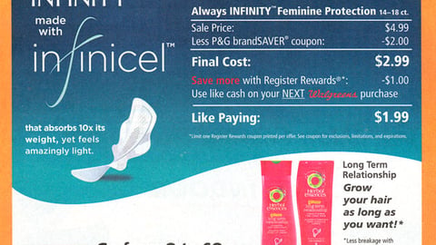 P&G Walgreens brandSaver FSI