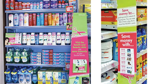 P&G Publix 'Simple Ways to Save' Displays