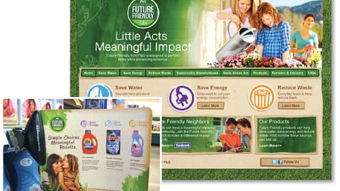 Procter & Gamble "Future Friendly" Collateral