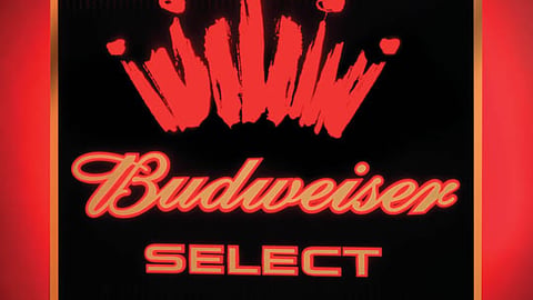 Budweiser Select Neon Backlit Sign