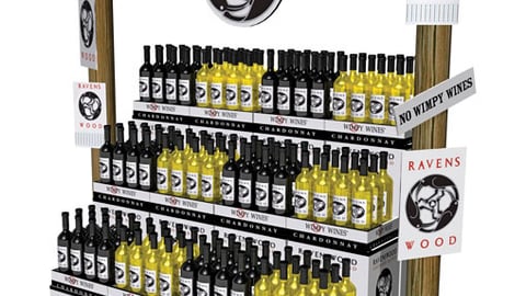 Ravenswood "No Wimpy Wines" Case Stack