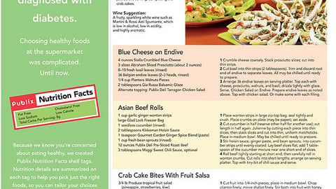 Publix 'Nutrition Facts' Feature