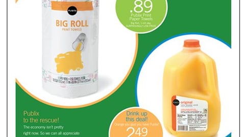 Publix 'Affording the Essentials' Circular Cover