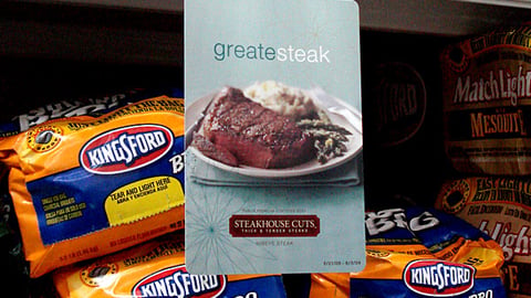 Publix Steakhouse Cuts Dangler