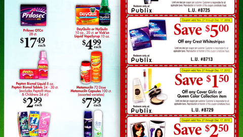 Publix P&G 'Savings to Celebrate' Feature