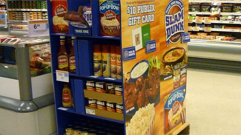 ConAgra Publix 'Slam Dunk' Half-Pallet Display