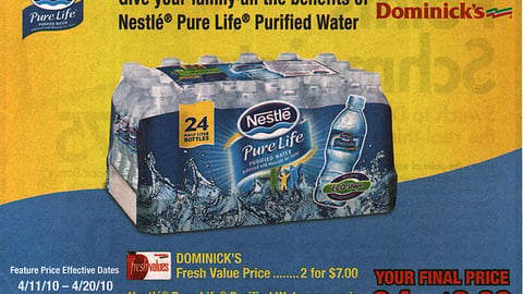 Nestle´ Pure Life Dominick's Co-Equity FSI