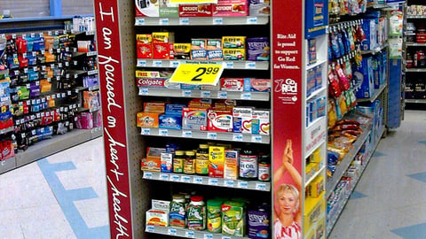 Rite Aid Heart Health Endcap