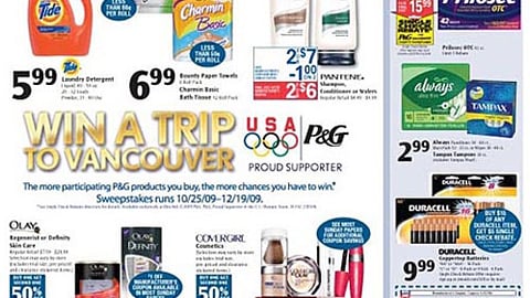 Rite Aid P&G Olympics Circular Cover