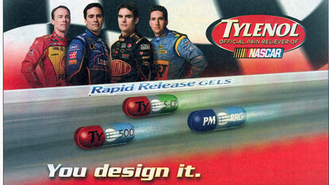 Tylenol NASCAR Design Sweeps FSI