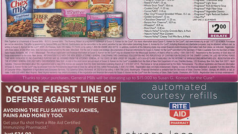 Rite Aid General Mills 'Pink Together' Feature