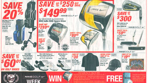 Sports Authority Circular Cover