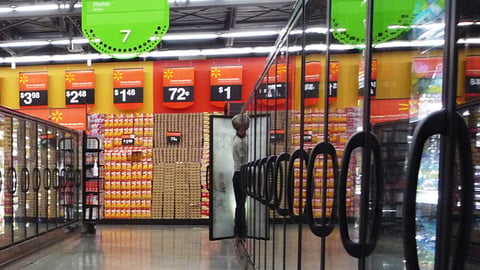 Supermercado de Walmart Frozen Foods Aisle