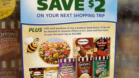 Nestle Safeway 'Bee a Hero' Cooler Cling