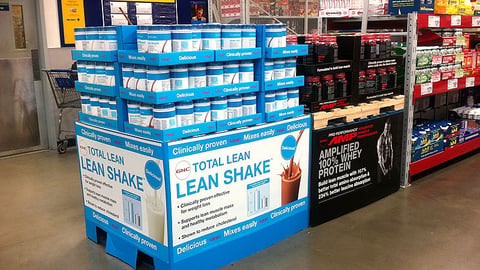 GNC Lean Shake Pallet Display