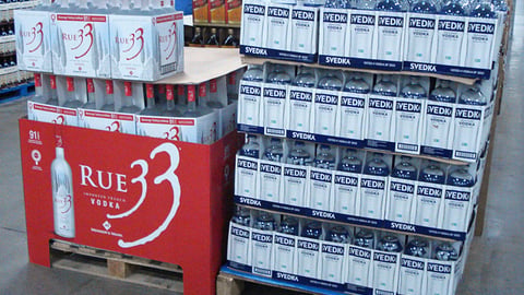 Sam's Club Vodka Pallets