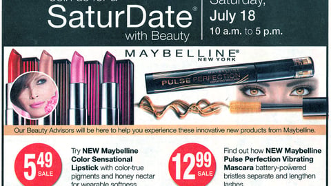 Walgreens Maybelline 'SaturDate' Feature