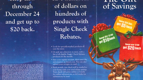 Rite Aid 'Gift of Savings' Brochure