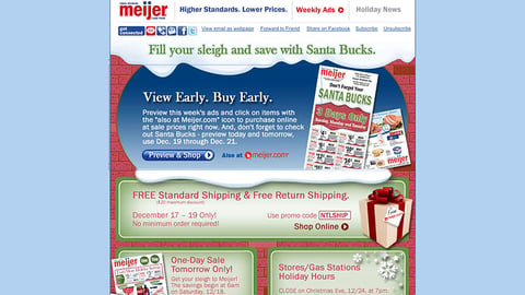 Meijer 'View Early' Black Friday Email