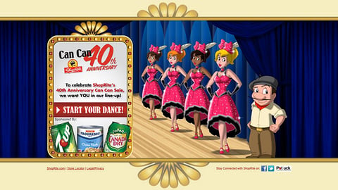 ShopRite 'Can Can' Website