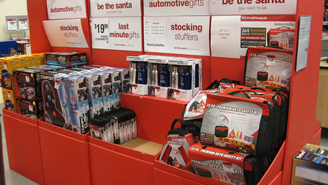 Sears Holiday Automotive Merchandising