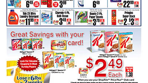 ShopRite P&G 'Can Can' Sweeps Feature