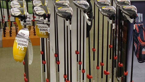 Nike SQ Machspeed Golf Driver Rack